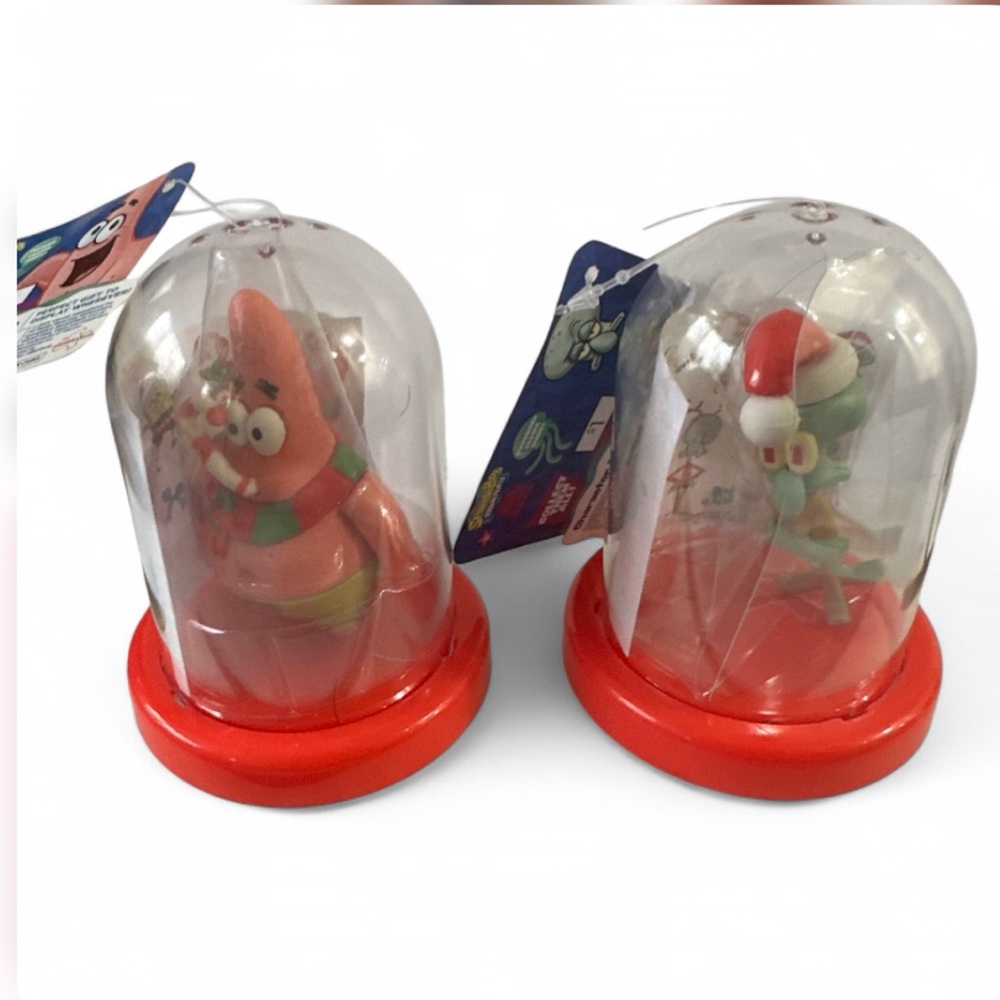 Festive Patrick & Squidworth Star Figurine  Eraser Globe - Picture 3 of 5
